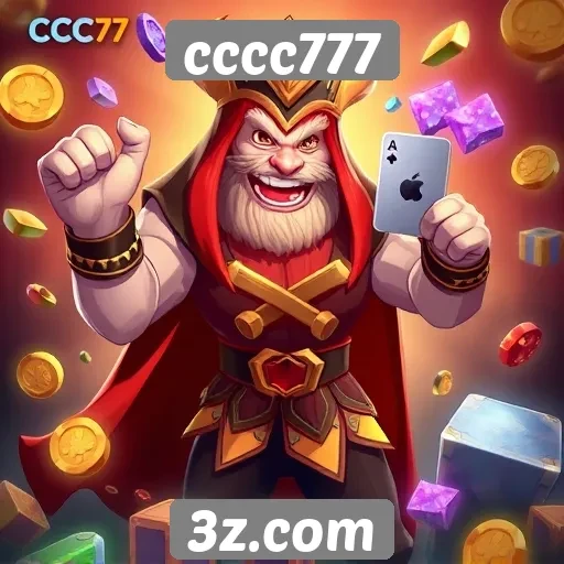 Variedade de jogos disponíveis no cccc777